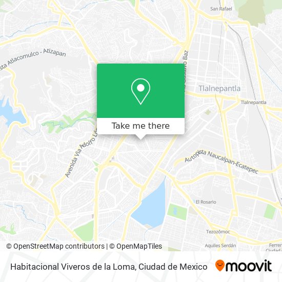 Mapa de Habitacional Viveros de la Loma