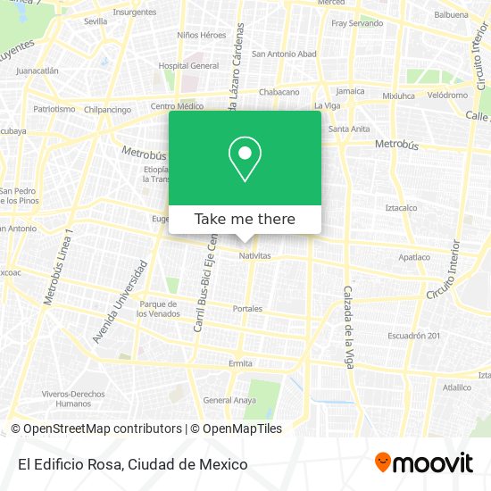 El Edificio Rosa map