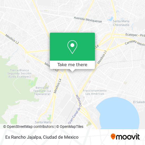 Mapa de Ex Rancho Jajalpa