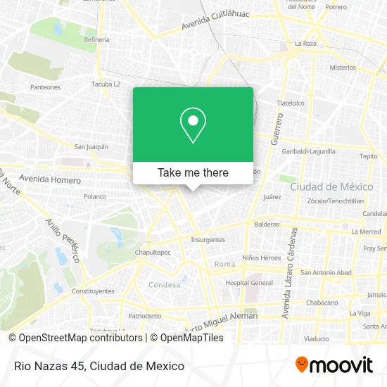 Rio Nazas 45 map