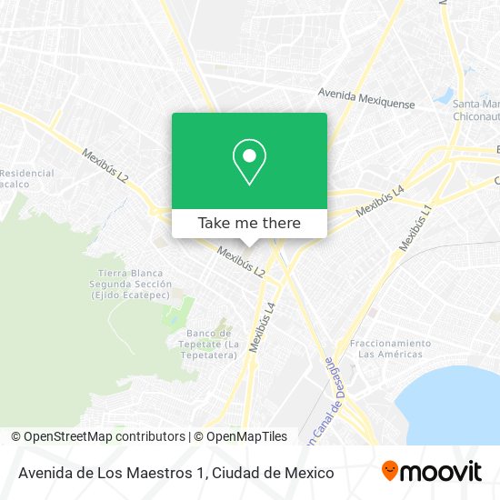 Avenida de Los Maestros 1 map