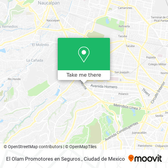 El Olam Promotores en Seguros. map