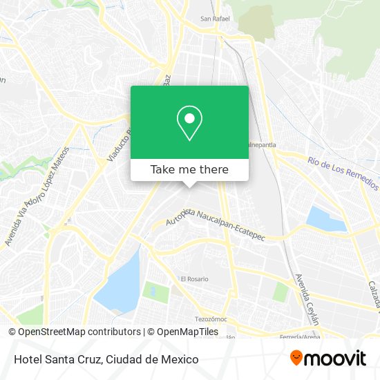 Hotel Santa Cruz map