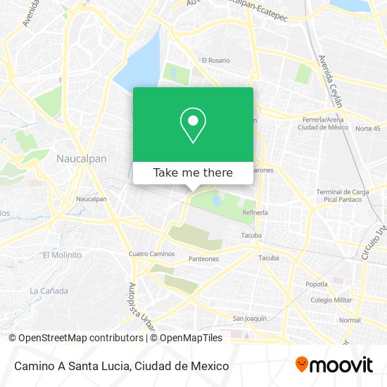 Mapa de Camino A Santa Lucia