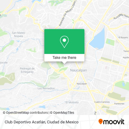 Mapa de Club Deportivo Acatlán