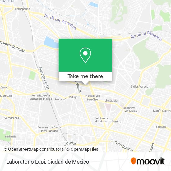 Laboratorio Lapi map