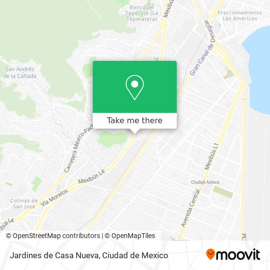 Jardines de Casa Nueva map