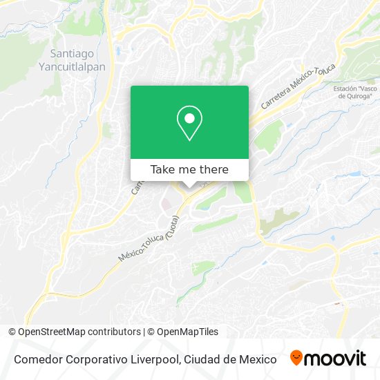 Comedor Corporativo Liverpool map