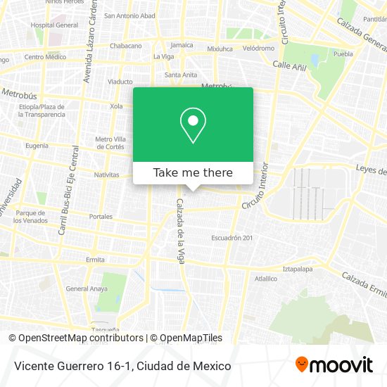 Vicente Guerrero 16-1 map