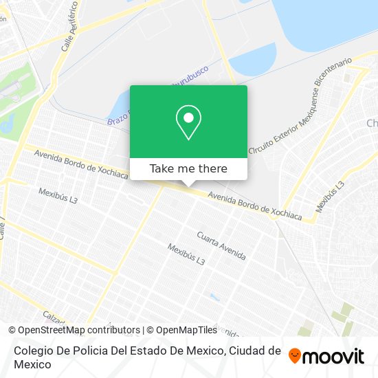 Colegio De Policia Del Estado De Mexico map