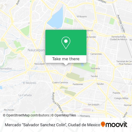 Mapa de Mercado "Salvador Sanchez Colín"