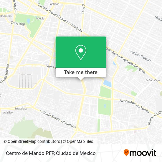 Centro de Mando PFP map