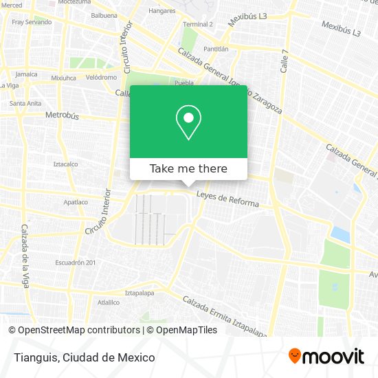 Tianguis map