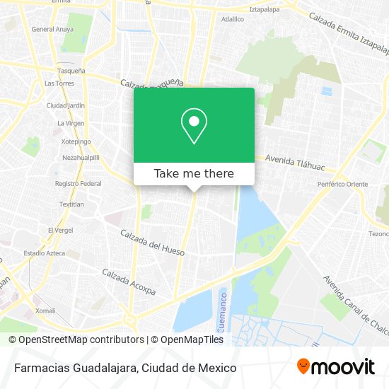 Farmacias Guadalajara map