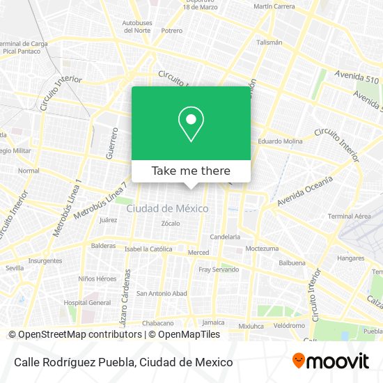 Calle Rodríguez Puebla map