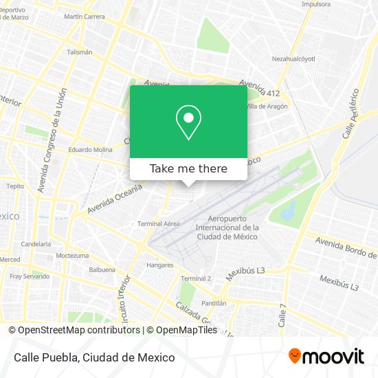 Calle Puebla map