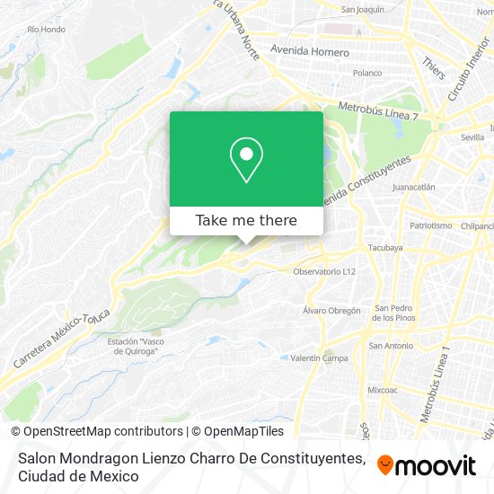 Salon Mondragon Lienzo Charro De Constituyentes map