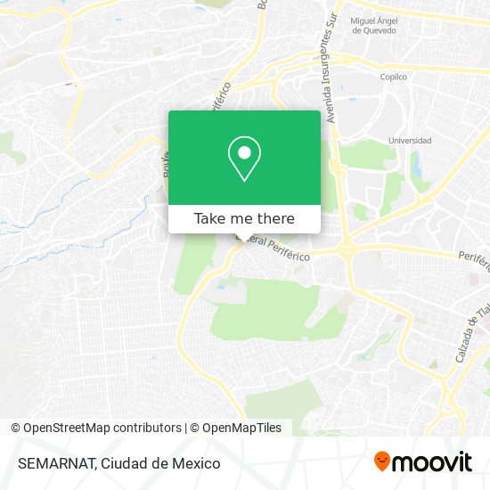 Mapa de SEMARNAT