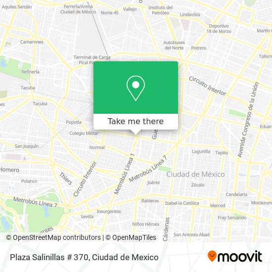 Plaza Salinillas # 370 map