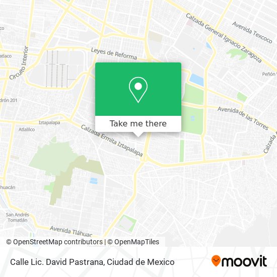 Calle Lic. David Pastrana map