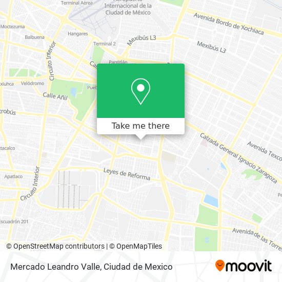 Mercado Leandro Valle map