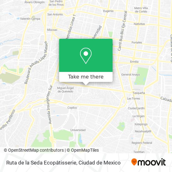 Mapa de Ruta de la Seda Ecopâtisserie