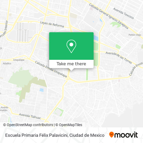 Escuela Primaria Félix Palavicini map