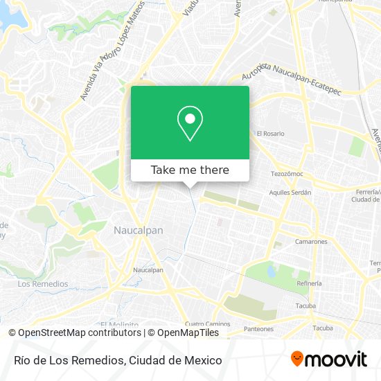 Mapa de Río de Los Remedios