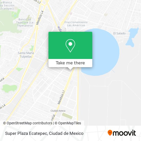 Super Plaza Ecatepec map