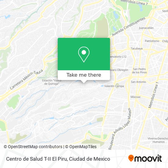 Centro de Salud T-II El Piru map