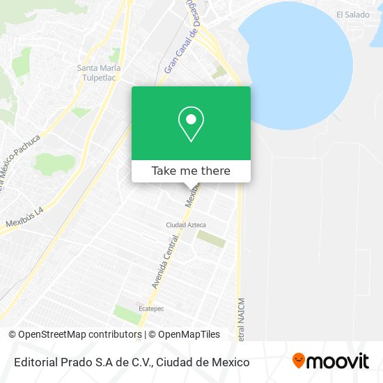 Editorial Prado S.A de C.V. map