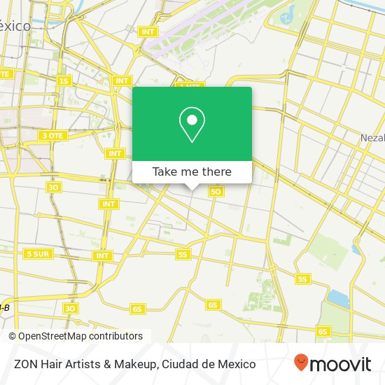 ZON Hair Artists & Makeup map