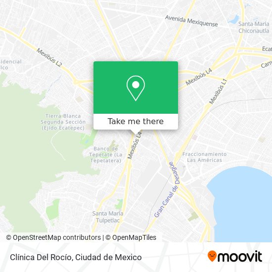 Mapa de Clínica Del Rocío