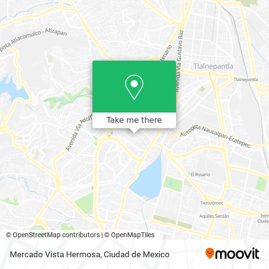 Mapa de Mercado Vista Hermosa
