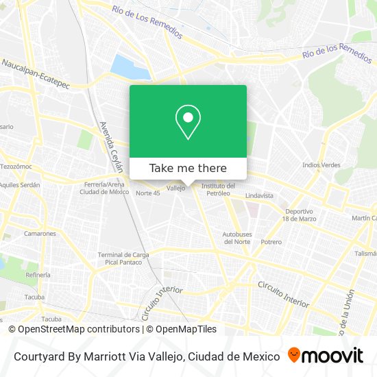 Courtyard By Marriott Via Vallejo map