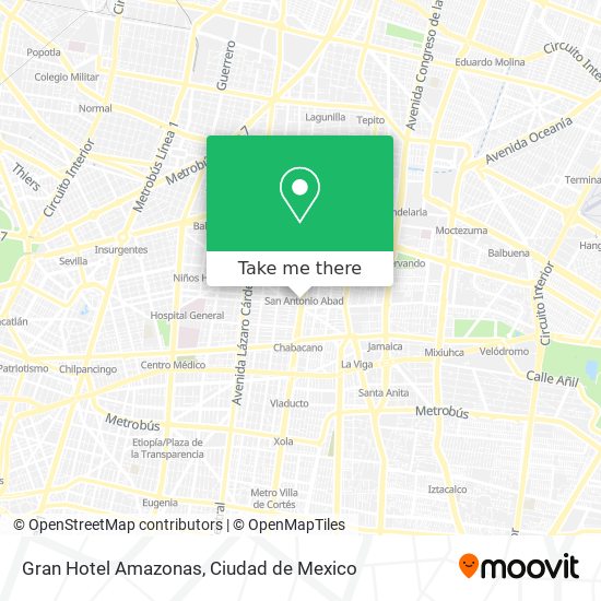 Mapa de Gran Hotel Amazonas