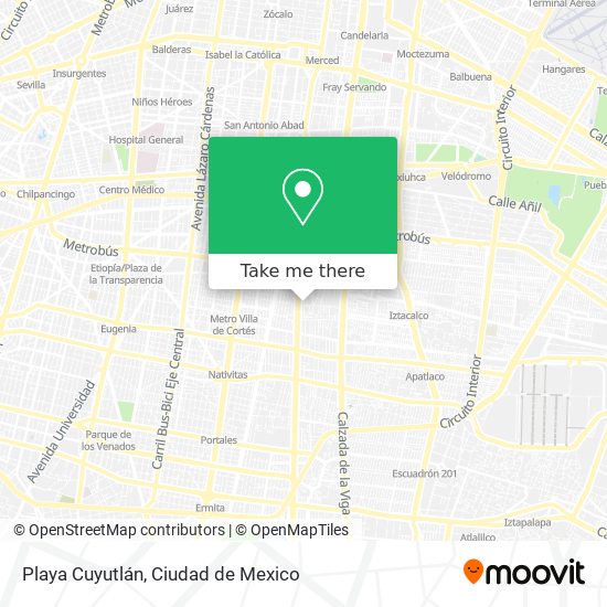 Playa Cuyutlán map