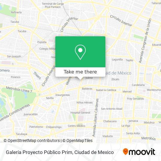 Mapa de Galería Proyecto Público Prim