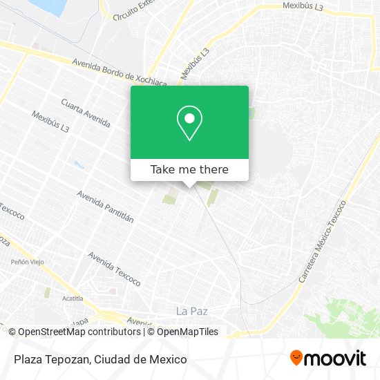 Mapa de Plaza Tepozan