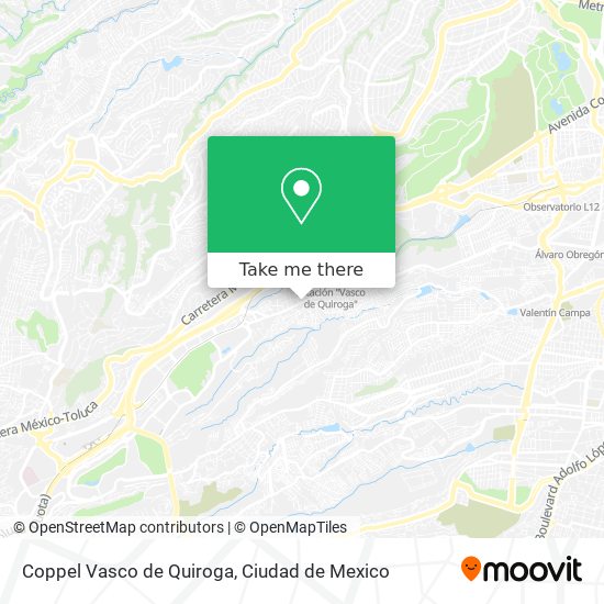 Mapa de Coppel Vasco de Quiroga