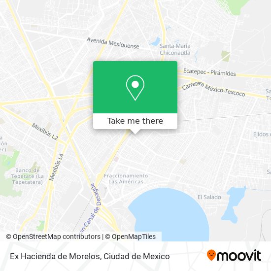 Ex Hacienda de Morelos map