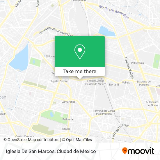 How to get to Iglesia De San Marcos in Tultitlán by Bus, Metro or Train?