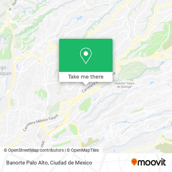 Banorte Palo Alto map