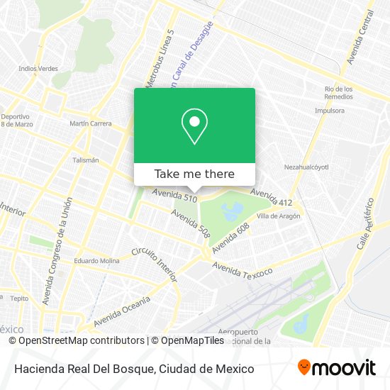 Hacienda Real Del Bosque map