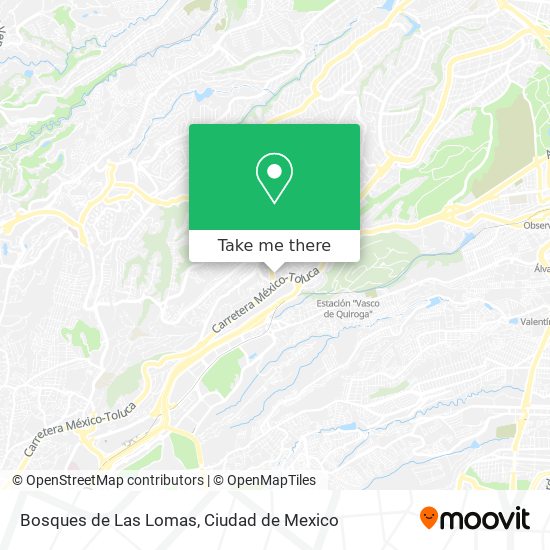 Mapa de Bosques de Las Lomas