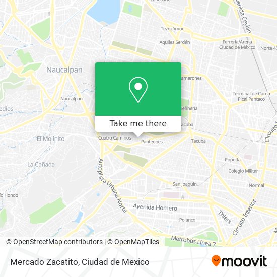 Mapa de Mercado Zacatito