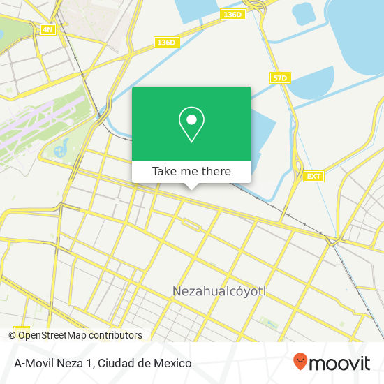 A-Movil Neza 1 map