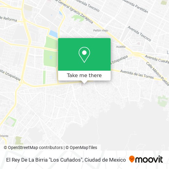 El Rey De La Birria "Los Cuñados" map