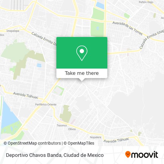 Deportivo Chavos Banda map