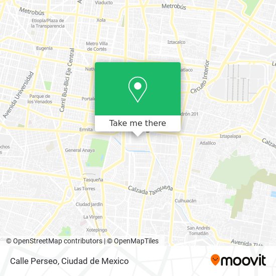 Mapa de Calle Perseo